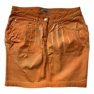 yves saint laurent edition 24 limited orange short skirt